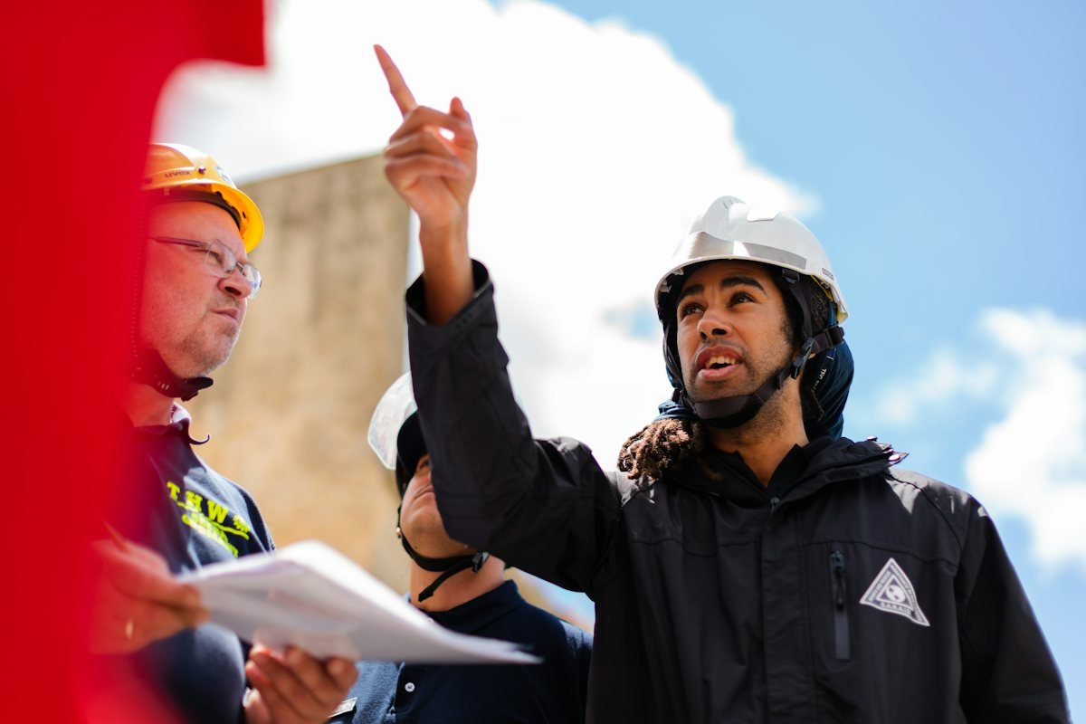Mass Al-Arabia engineers on an industrial site